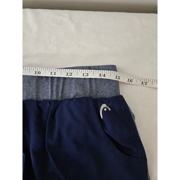 HEAD large women's navy blue athletic shorts with front pockets - Picture 6 of 8